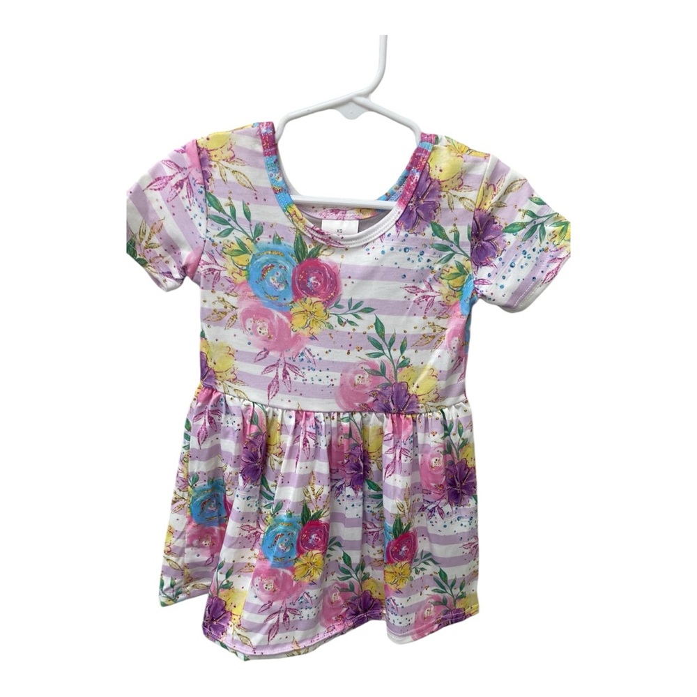 Floral Toddler’s Twirl Dress K108